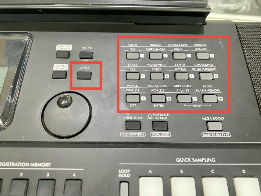 Hướng dẫn sử dụng đàn organ - chỉnh điệu